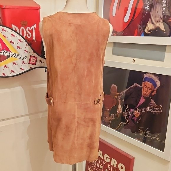 H&M Tan Suede Dress Vintage - Picture 4 of 13